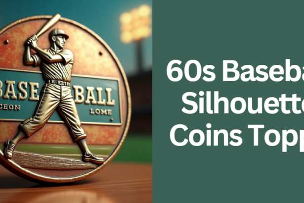 60s Baseball Silhouette Coins Topps