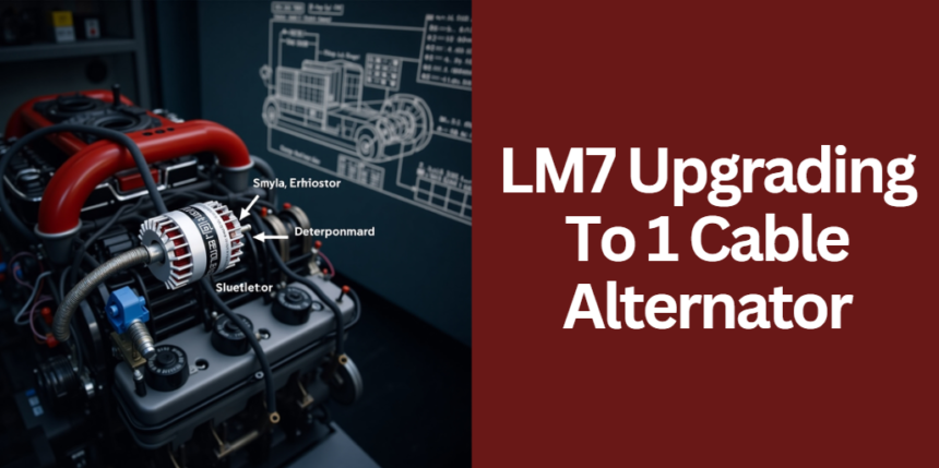 LM7 Upgrading To 1 Cable Alternator