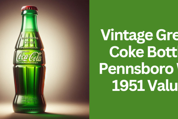 Vintage Green Coke Bottle Pennsboro WV 1951 Value